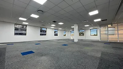 Open plan office area at 200 on Main Road