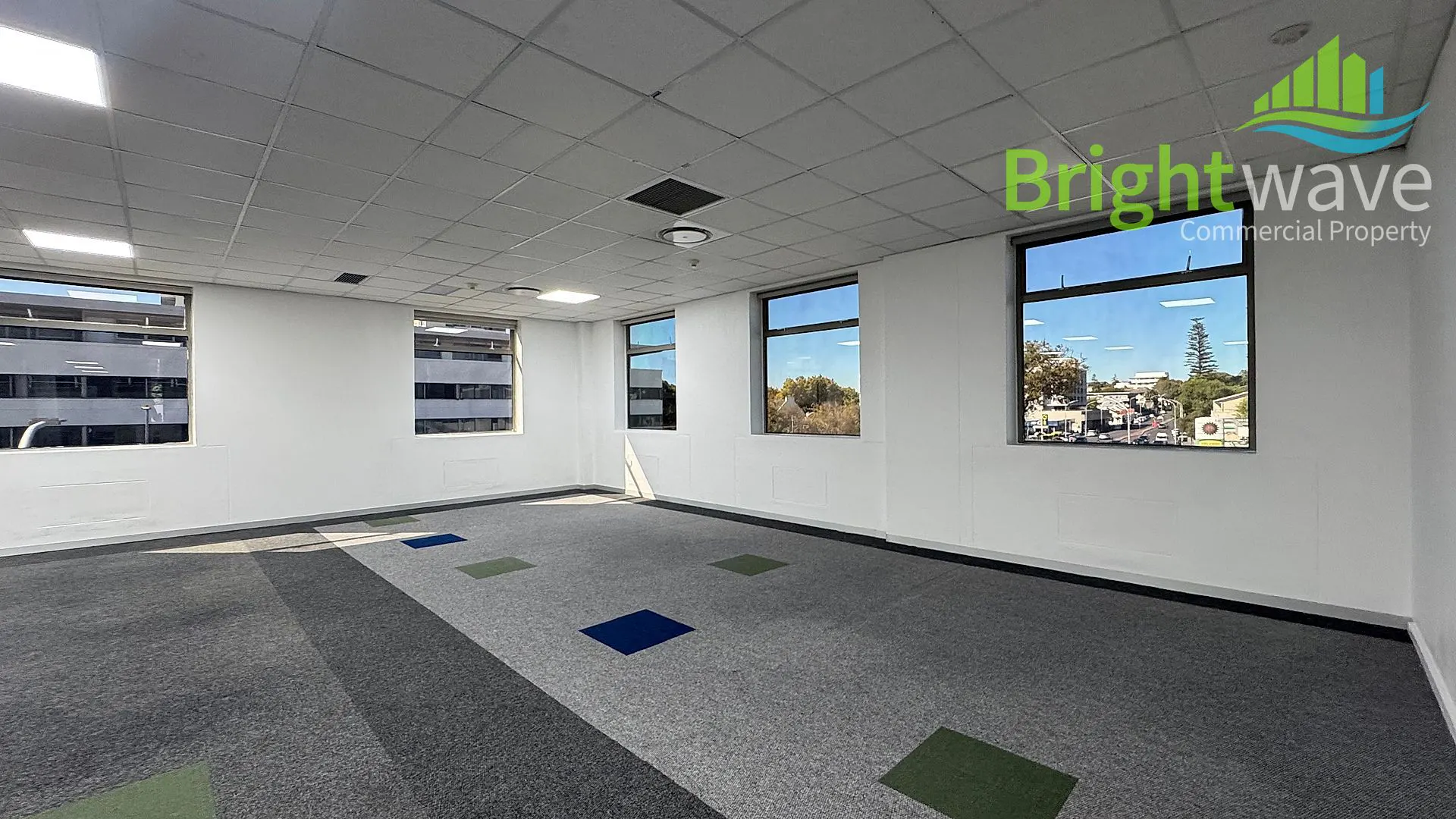 Open plan office area at 200 on Main Road