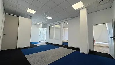 Open plan office area at 200 on Main Road