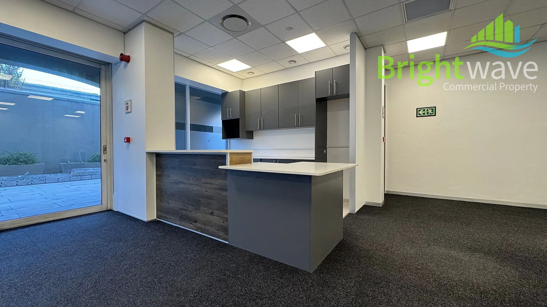 Open plan office area at 200 on Main Road