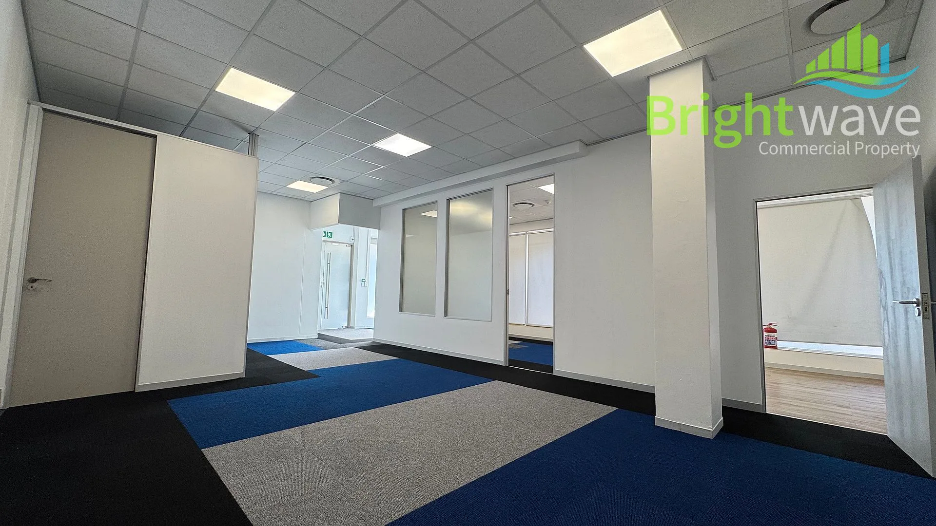 Open plan office area at 200 on Main Road
