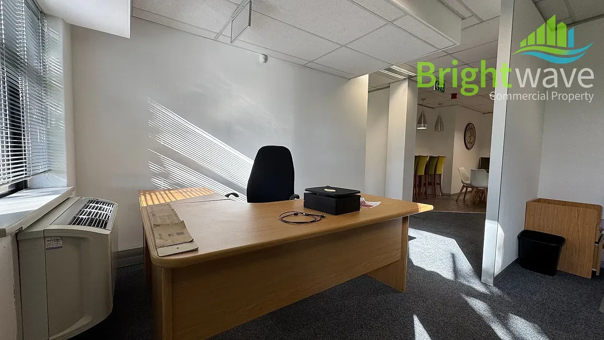 Open plan office area at River Park Office Park