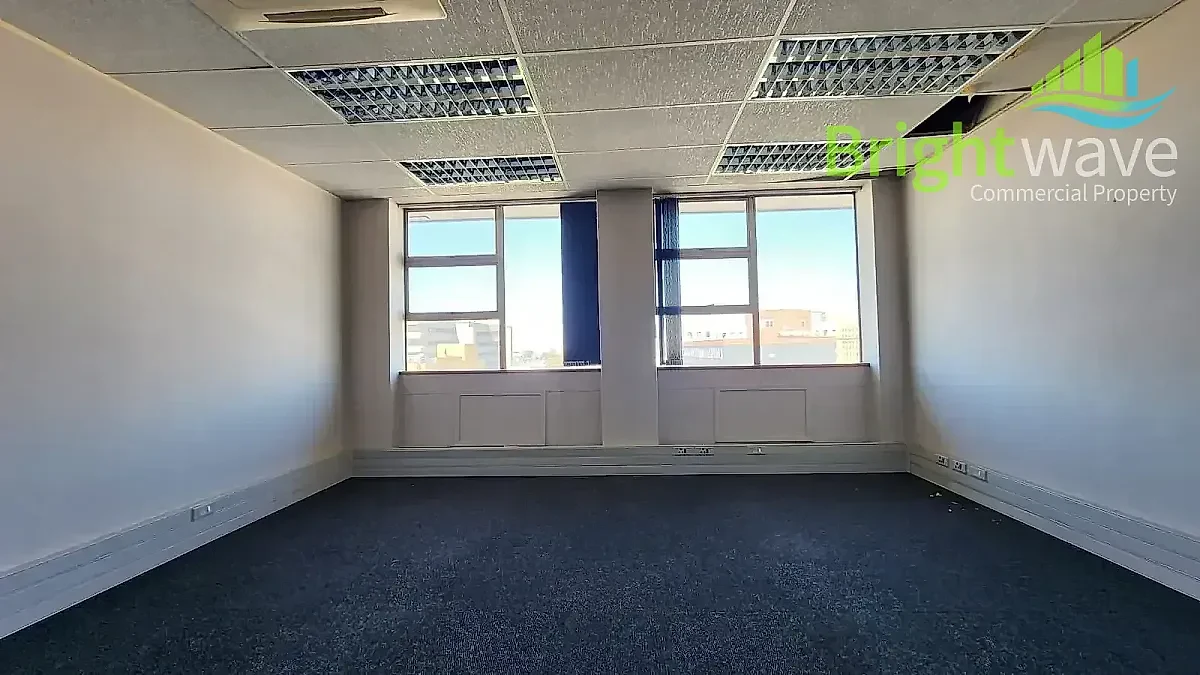 Open plan office area at Louwville Place