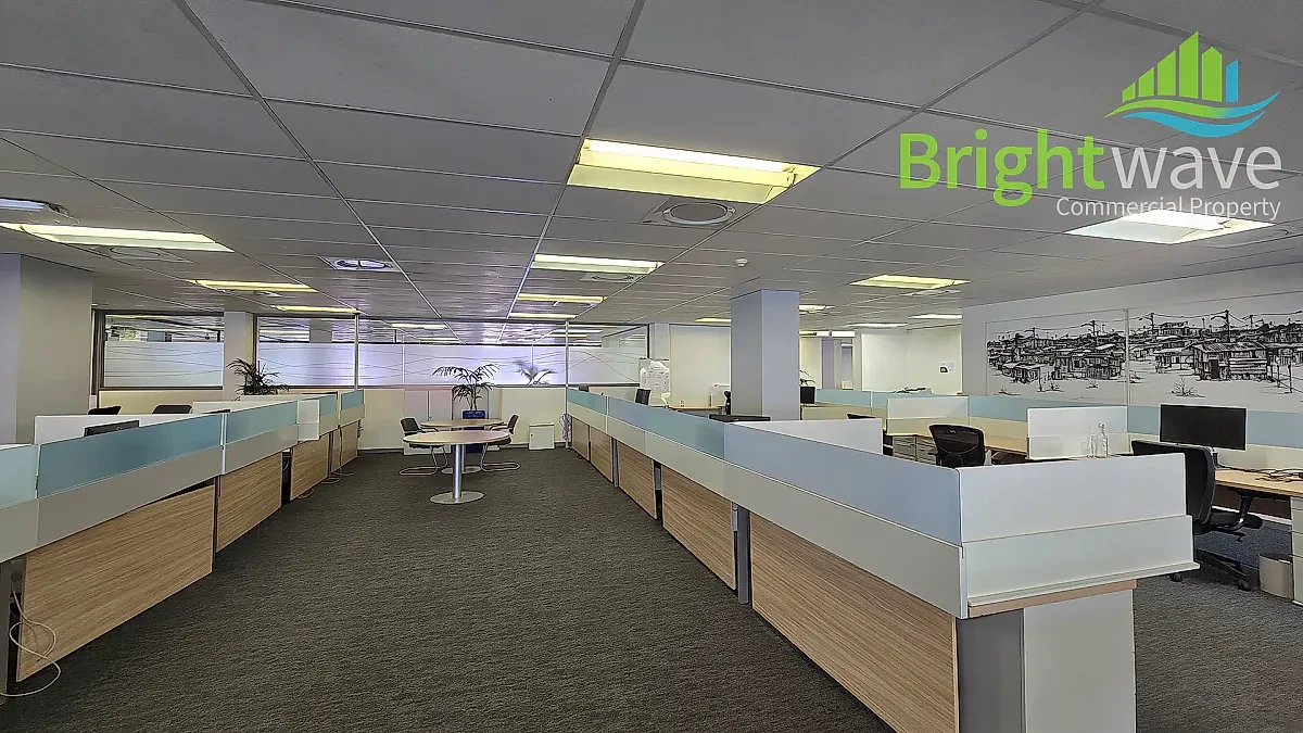 Open plan office area at 25 Jan Smuts Street, Oceana House, Foreshore