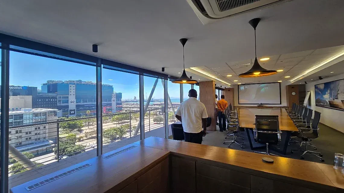 Open plan office area at 25 Jan Smuts Street, Oceana House, Foreshore