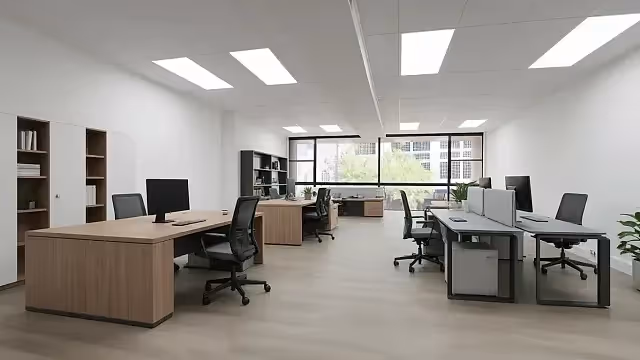 114 m2 office to let at VALUTA HOUSE in Cape Town CBD, open plan interior.