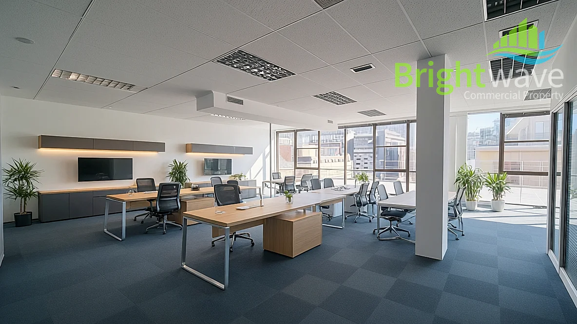 Open plan office area at VALUTA HOUSE