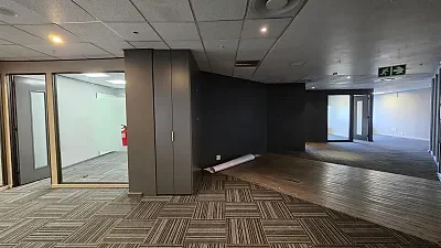 Open plan office area at SA RESERVE BANK BUILDING