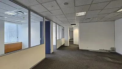 Open plan office area at SA RESERVE BANK BUILDING