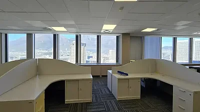 Open plan office area at SA RESERVE BANK BUILDING
