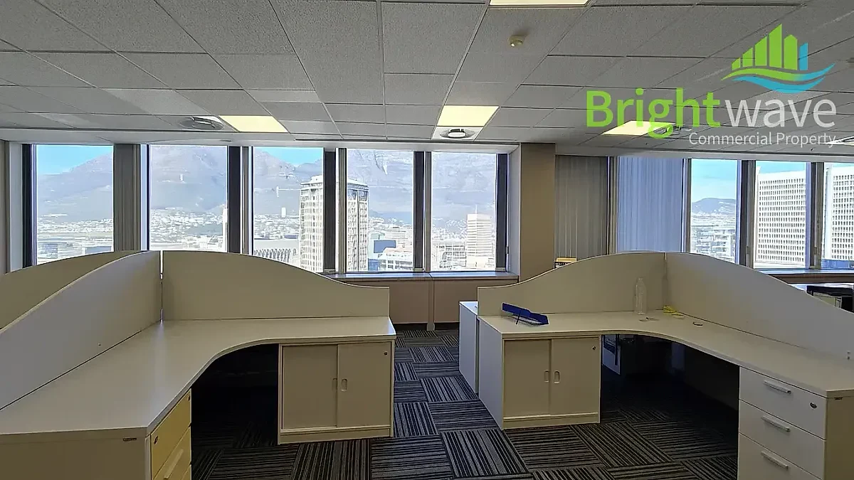 Open plan office area at SA RESERVE BANK BUILDING