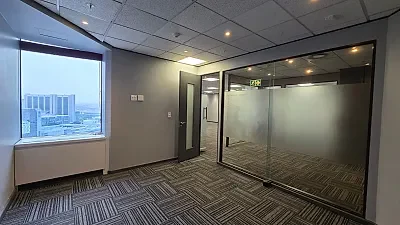 Open plan office area at SA RESERVE BANK BUILDING
