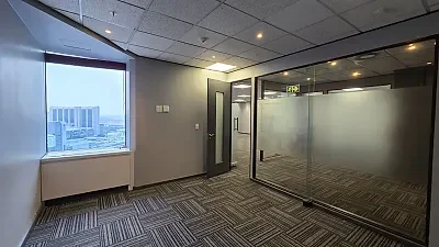 Open plan office area at SA RESERVE BANK BUILDING