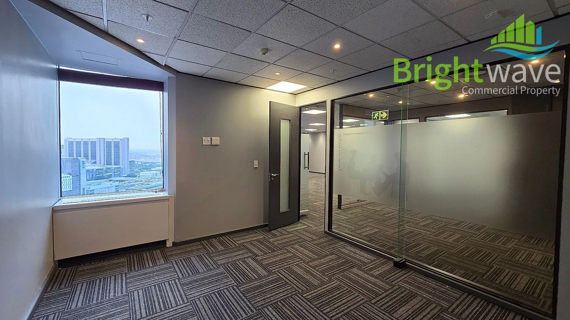 Open plan office area at SA RESERVE BANK BUILDING