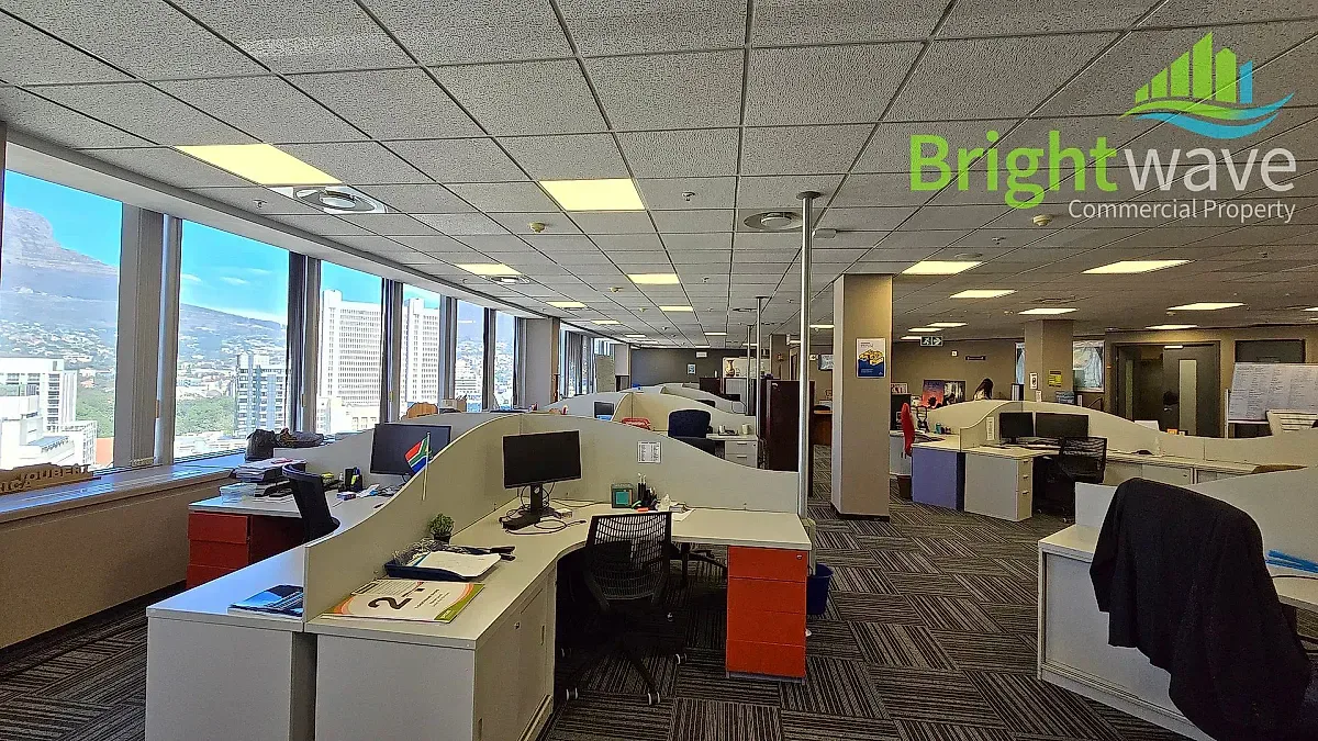 Open plan office area at SA RESERVE BANK BUILDING