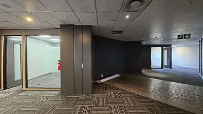 Open plan office area at SA RESERVE BANK BUILDING