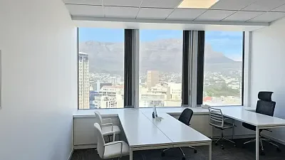 Open plan office area at SA RESERVE BANK BUILDING