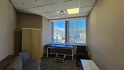 Open plan office area at SA RESERVE BANK BUILDING
