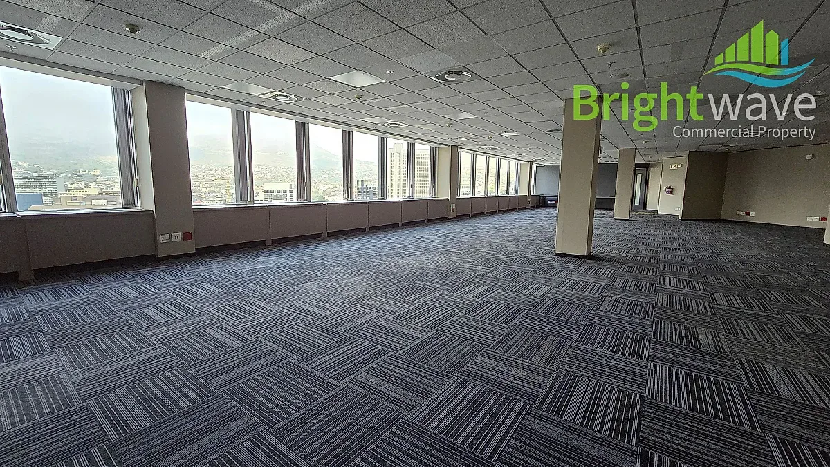 Open plan office area at SA RESERVE BANK BUILDING