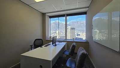 Open plan office area at SA RESERVE BANK BUILDING