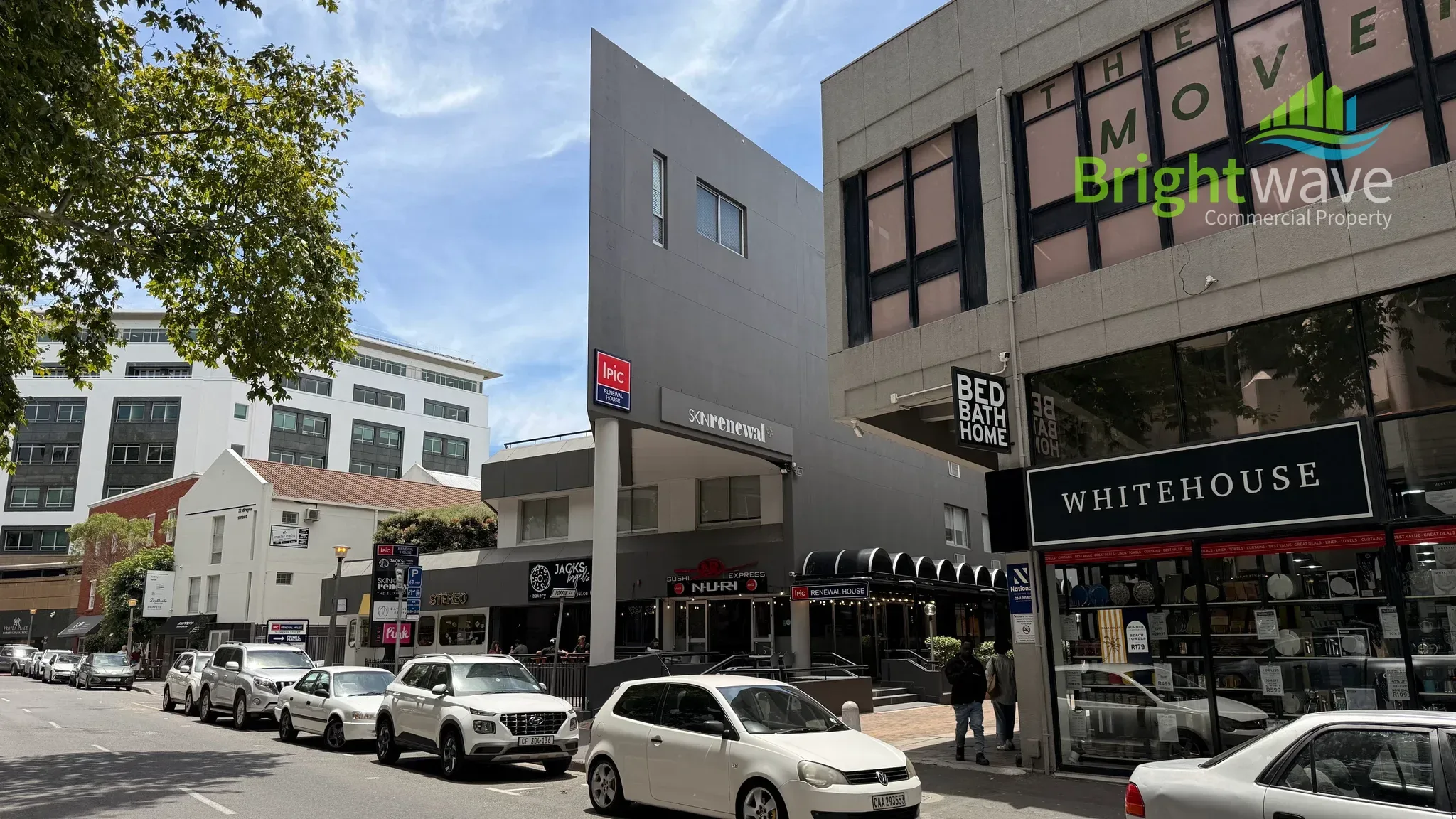 Toffee Lane Claremont - exterior building facade with commercial building