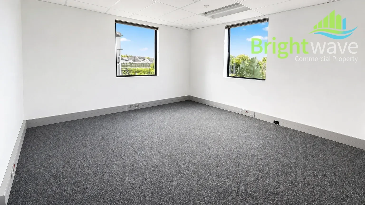 Open plan office area at Greenford Office Estate