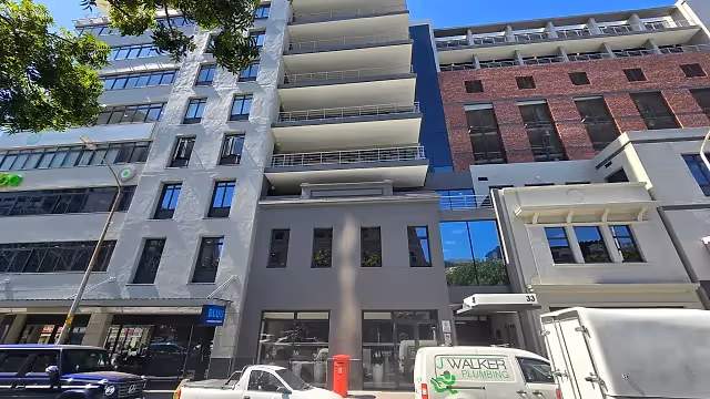 33 Bree -30 Waterkant Cape Town CBD - exterior building facade with commercial building