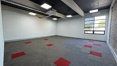Open plan office area at 127 Cecil Road