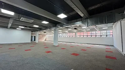 Open plan office area at 127 Cecil Road