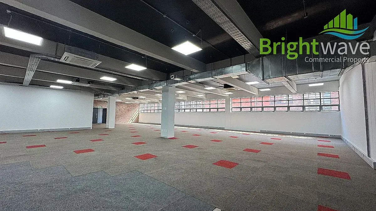 Open plan office area at 127 Cecil Road
