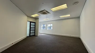 Open plan office area at 127 Cecil Road