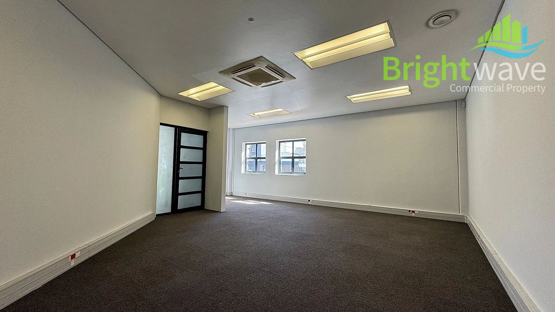 Open plan office area at 127 Cecil Road
