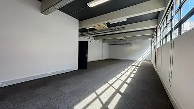 Open plan office area at 127 Cecil Road