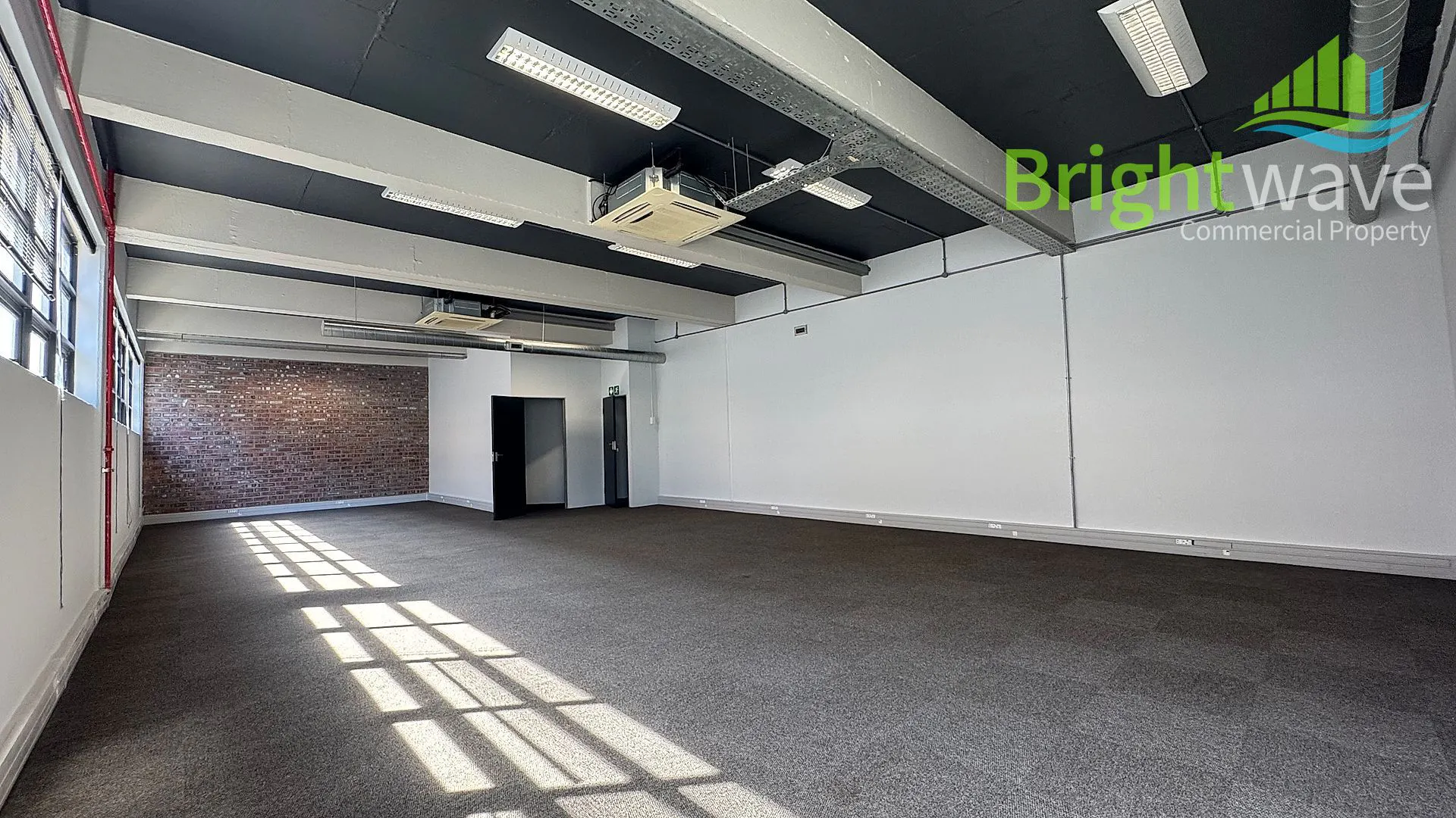 Open plan office area at 127 Cecil Road