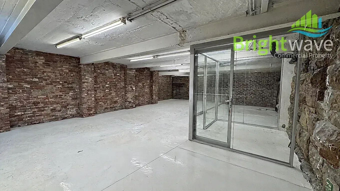Open plan office area at Old Castle Brewery