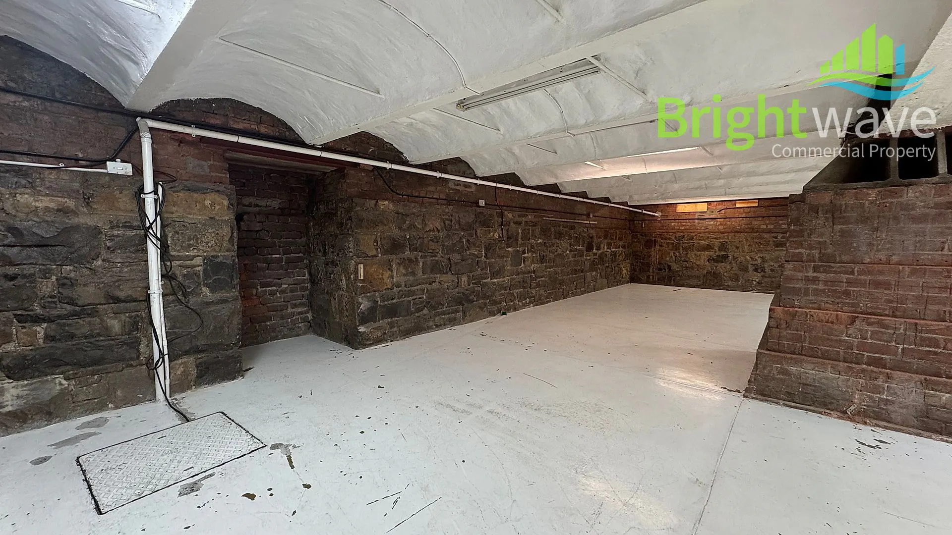 Open plan office area at Old Castle Brewery