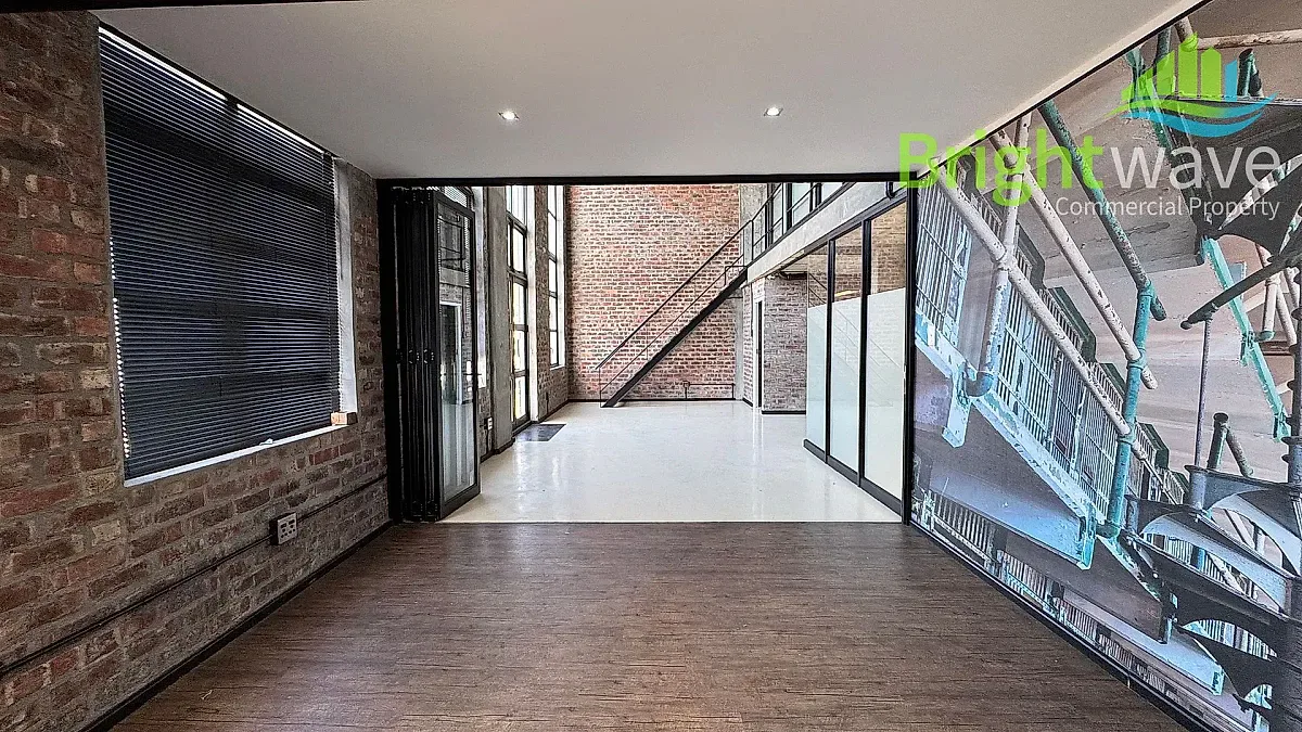 Open plan office area at Old Castle Brewery