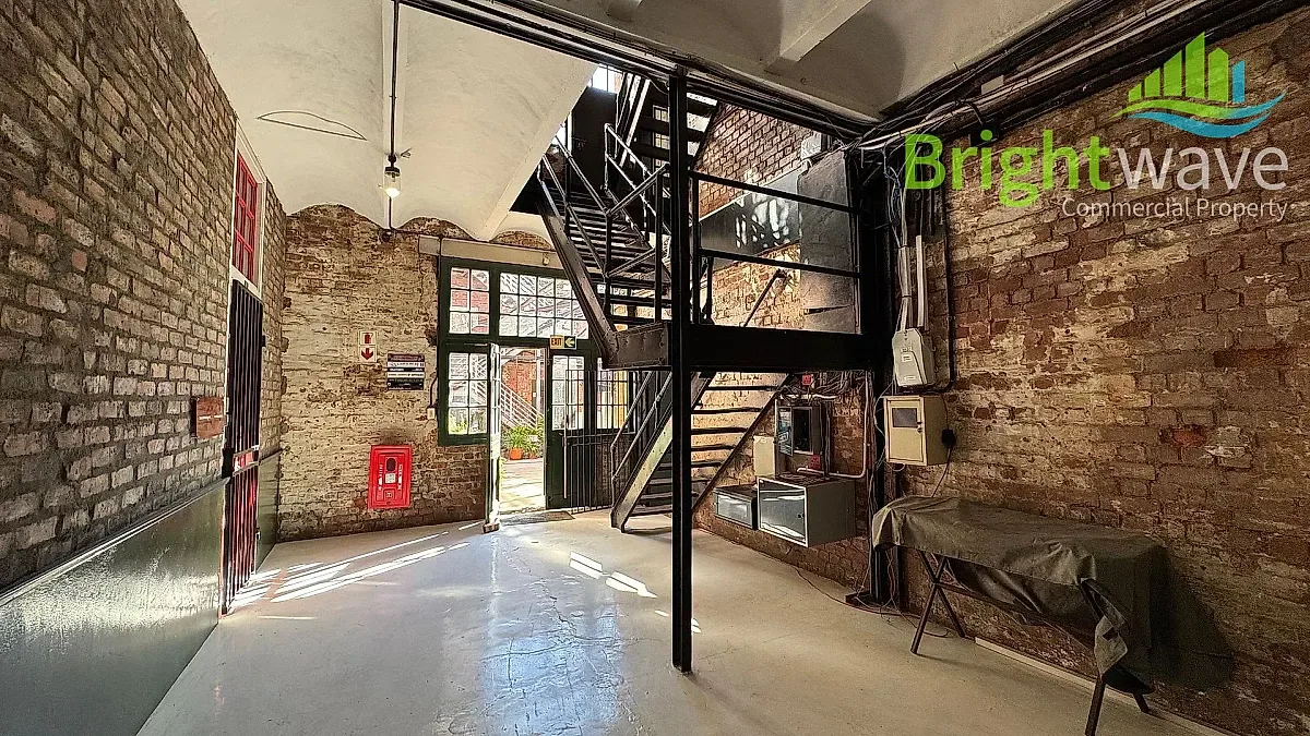 Open plan office area at Old Castle Brewery