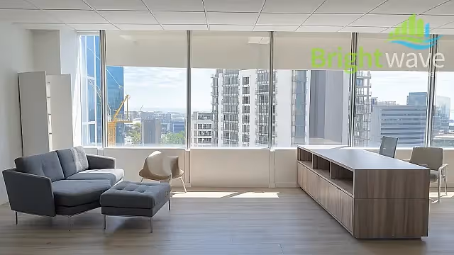 253 m2 office to let at ONE THIBAULT in Foreshore, office interior.