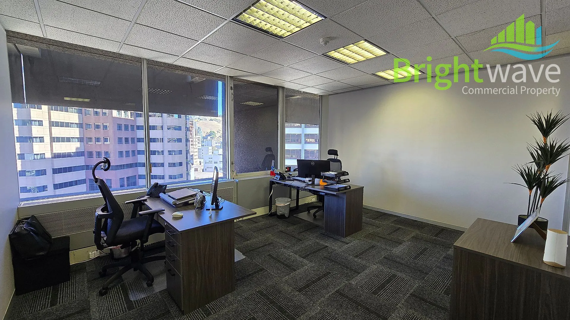 Office layout at ONE THIBAULT, Foreshore