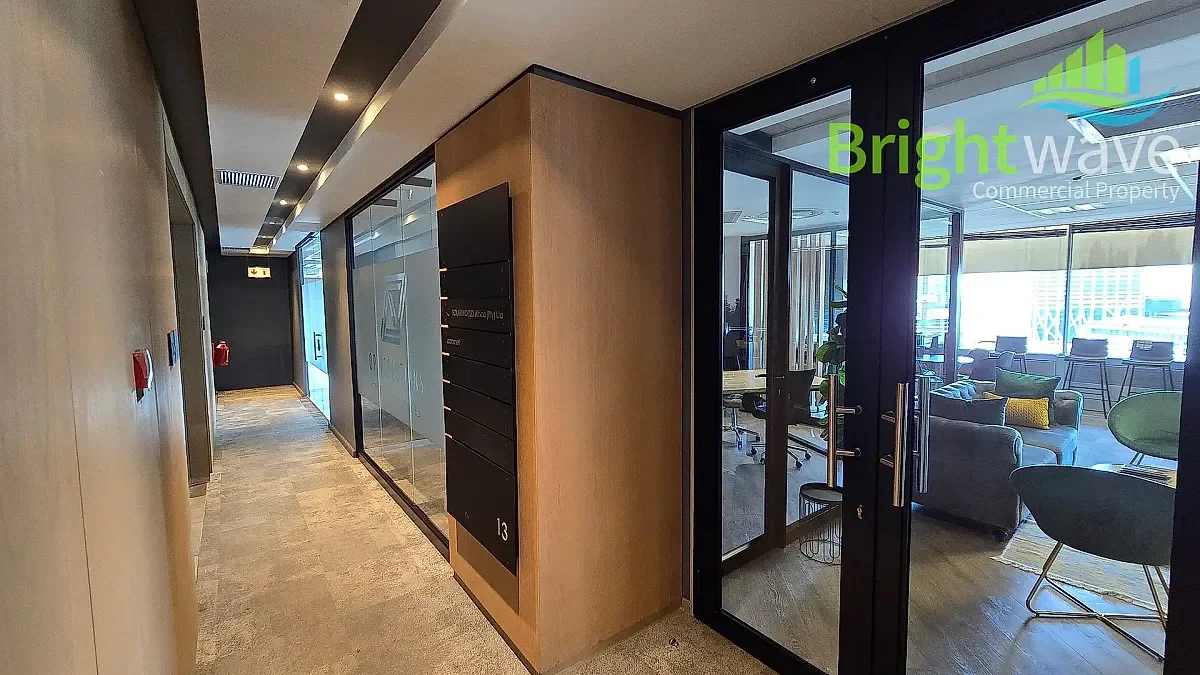 Open plan office area at ONE THIBAULT