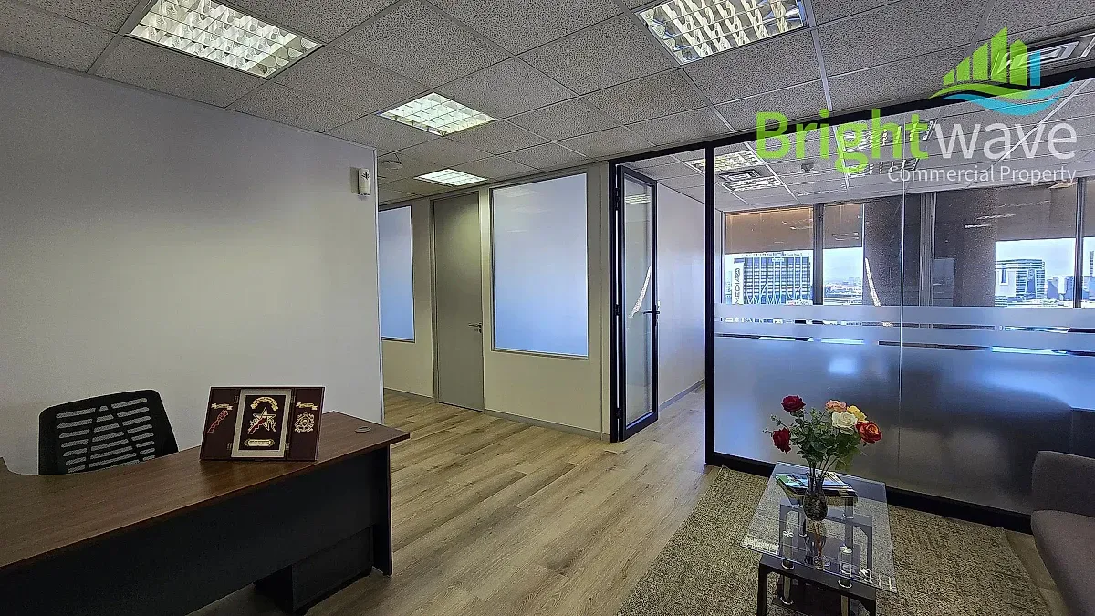 Open plan office area at ONE THIBAULT