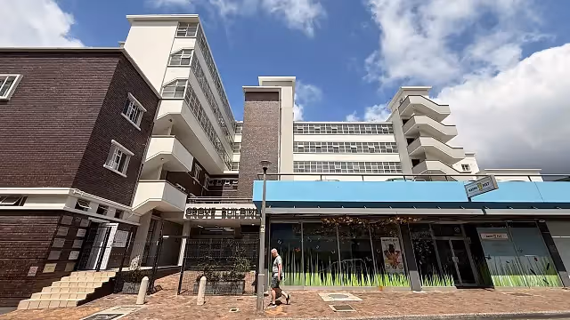 The Grove Building in Claremont, exterior view.