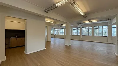 Open plan office area at The Grove Building