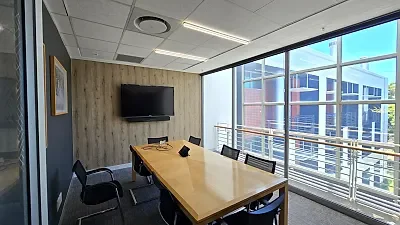Open plan office area at 19 Dock Rd, Merchant House, V&A Waterfront