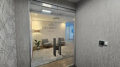 Open plan office area at 4 Bree Street, Portside Tower, Cape Town CBD