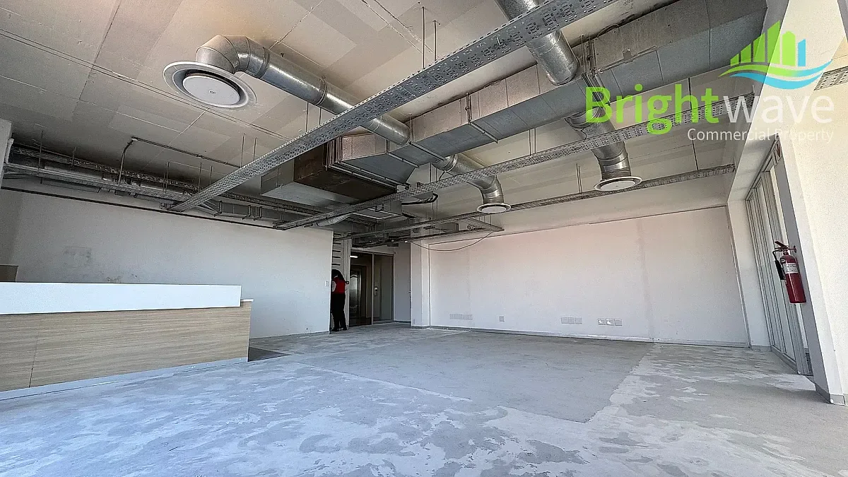 Open plan office area at The District