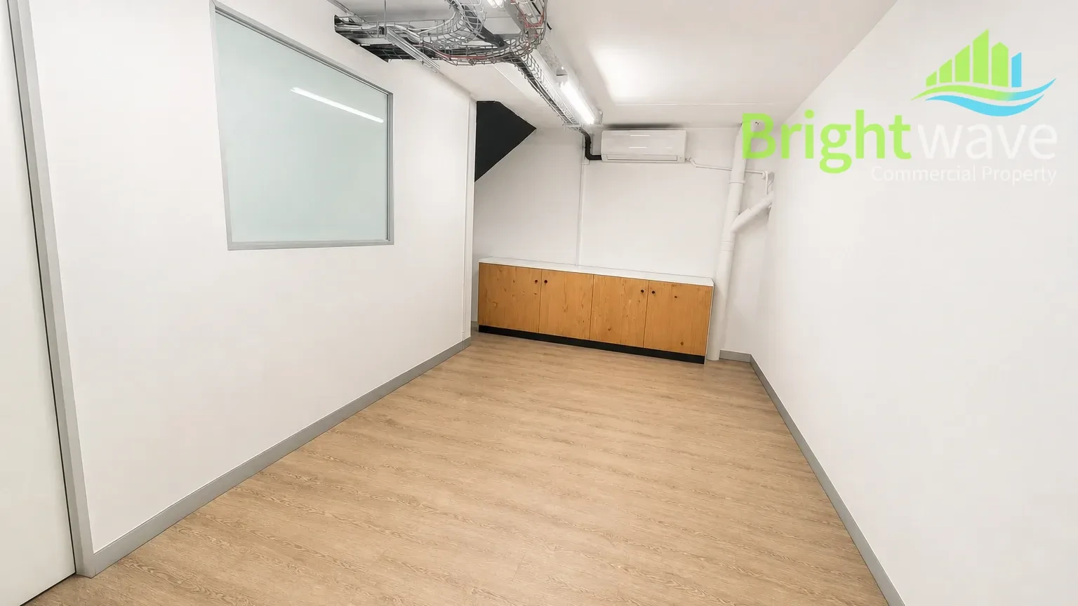 Open plan office area at The District