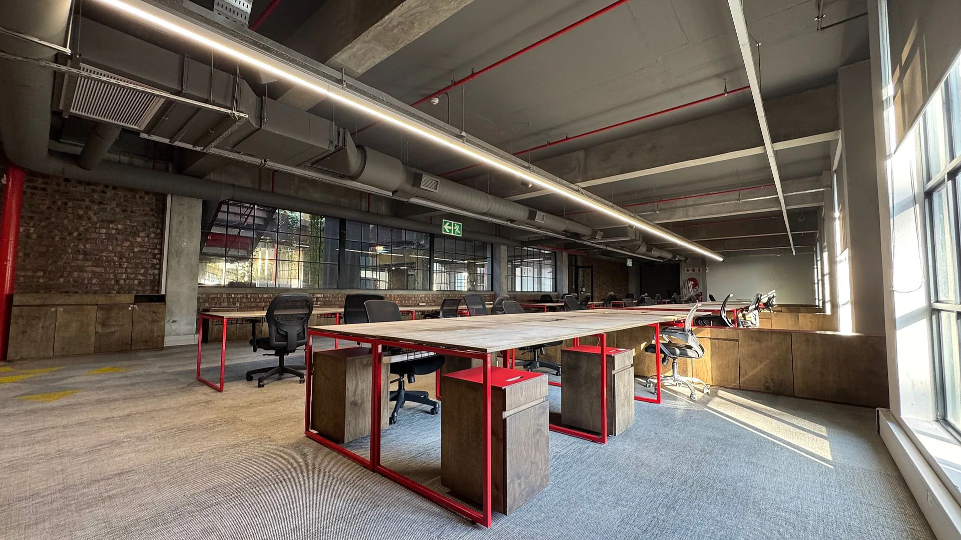Office layout at Rhino Building, Woodstock