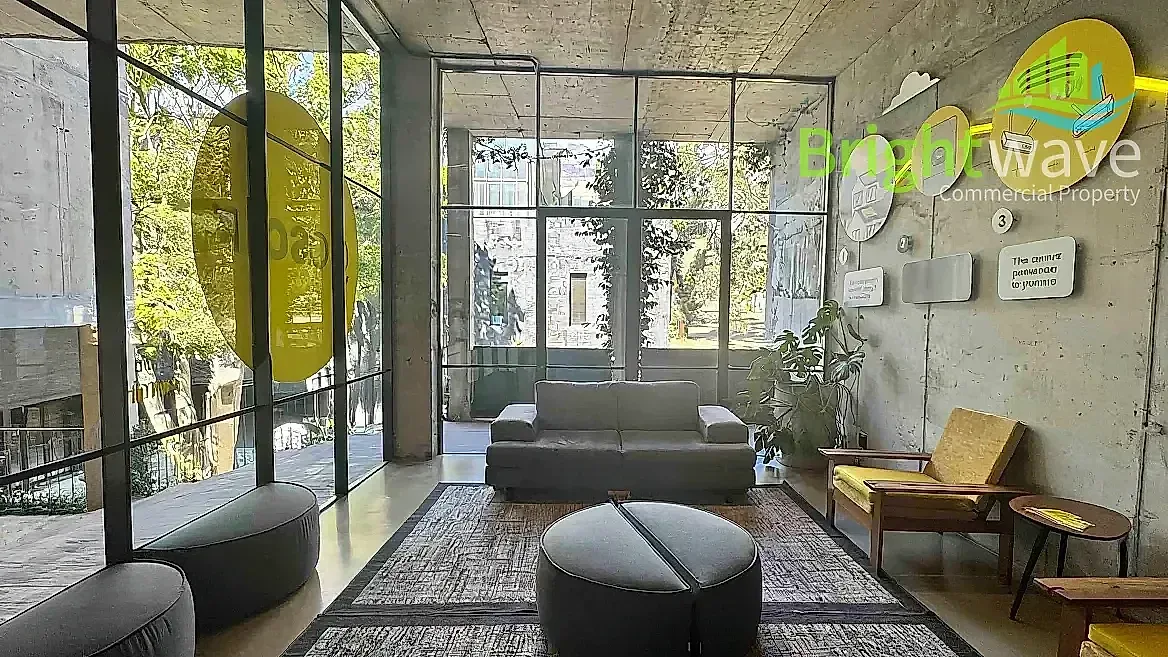 Office layout at Tramways Building, Woodstock